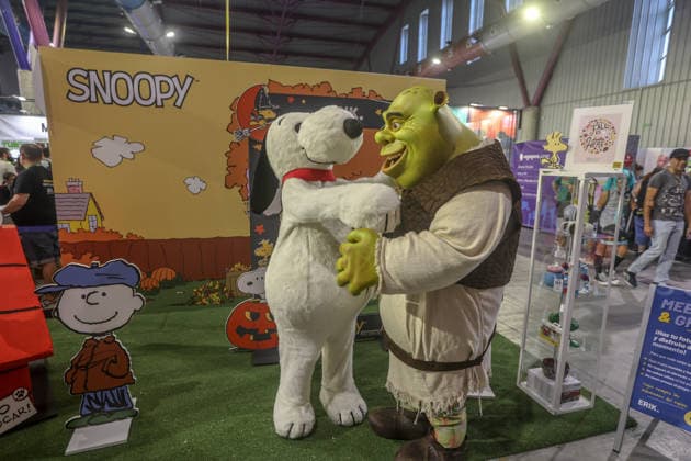 October 4, 2026: October 4, 2026 (Malaga) to San Diego Comic-Con Mo¡laga closes this Sunday its second edition with four days in which it has established itself with numerous guest stars. It has been four days with a full program of artists invited to the convention, which has gathered more than 60,000 followers, drawn mainly by the presence of the protagonists of El seo±or de los anillos, of the One Piece series and the anticipation for the novelties that had been announced for the Marvel universe - ZUMAc161 20261004_zap_c161_027 Copyright: xLorenzoxCarnerox