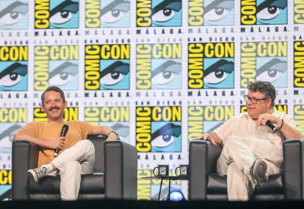 October 4, 2026: October 4, 2026 (Malaga)Elijah Wood and Sean Astin were the great stars of the Comic-Con de Mo¡laga. Actors Elijah Wood and Sean Astin, famous for their roles as Frodo and Sam in The Lord of the Rings, have brought this Sunday a bit of that Comarca of Middle-earth to the convention attended by 3000 people gathered in the room. - ZUMAc161 20261004_zap_c161_045 Copyright: xLorenzoxCarnerox