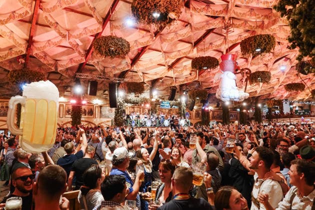IPA89308754 - Munich, The 191st edition of Oktoberfest. Pictured: A view of the world s largest and most famous folk festival  Copyright: xAlessandroxBremecx xx IPA89308754