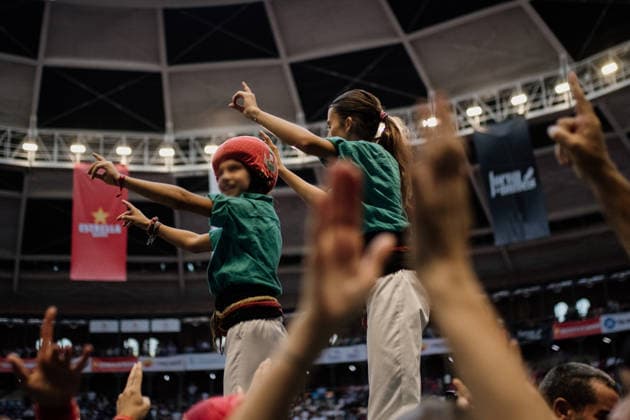 Final Day of the 30th Castells Competition in Tarragona Final Day of the 30th Castells Competition at the CaixaBank Tàrraco Arena on October 4, 2026, in Tarragona, Catalonia, Spain. The Castells Competition is a performance featuring human towers by the best colles (human tower groups) in Catalonia, held every two years, at the former bullring, the site where the first edition was held in 1932. OCTOBER 4, 2026 Tarragona Catalonia Tarragona Catalonia Spain Copyright: xLaiaxSolanellasx 7821131