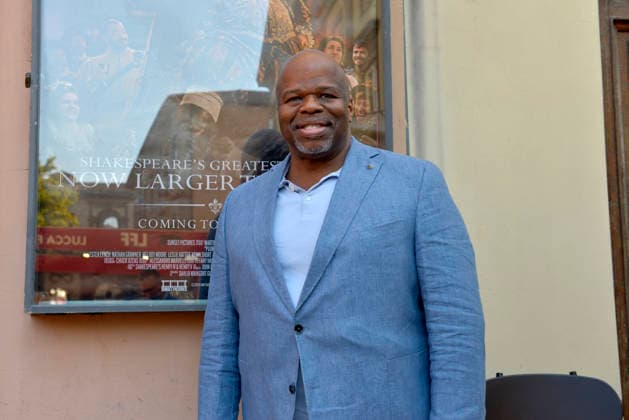 IPA89305399 - Lucca, October 4, 2026 Today is the last day of the Lucca Film Festival, which, as always, is full of surprises. At the Cinema Astra in Piazza del Giglio, the cast of the film PLUMP JACK, directed by American filmmaker Martin Guigui, is making an appearance. In the photo: Lester Lynch, lead actor in PLUMP JACK. Copyright: xRobertoCappelloxfotografox xRobertoCappelloxfotografox IPA89305399