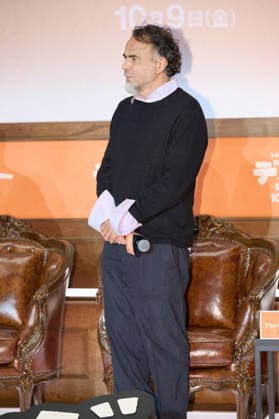 Director Alejandro Gonzalez Inarritu attends the press conference for his movie Digger at Roppongi Hills, Tokyo, Japan on October 5, 2026. The movie opens in Japan on October 9. aflo_353465783