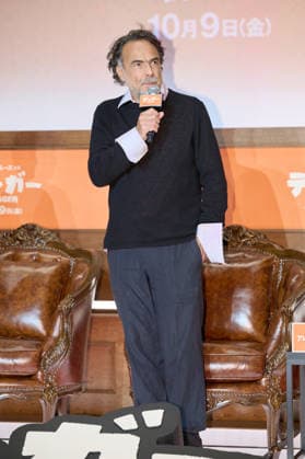 Director Alejandro Gonzalez Inarritu attends the press conference for his movie Digger at Roppongi Hills, Tokyo, Japan on October 5, 2026. The movie opens in Japan on October 9. aflo_353465784