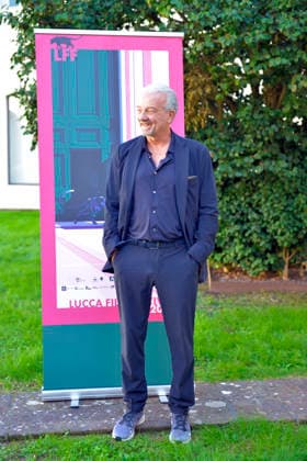 IPA89303241 - Lucca, October 4, 2026 Today is the last day of the Lucca Film Festival, which, as always, is full of surprises. Giovanni Veronesi, screenwriter and director of many films, arrives at the San Micheletto complex. In the photo: Giovanni Veronesi at the photocall. Copyright: xRobertoCappelloxfotografox xRobertoCappelloxfotografox IPA89303241