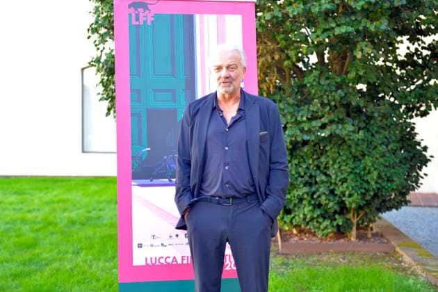 IPA89303242 - Lucca, October 4, 2026 Today is the last day of the Lucca Film Festival, which, as always, is full of surprises. Giovanni Veronesi, screenwriter and director of many films, arrives at the San Micheletto complex. In the photo: Giovanni Veronesi at the photocall. Copyright: xRobertoCappelloxfotografox xRobertoCappelloxfotografox IPA89303242