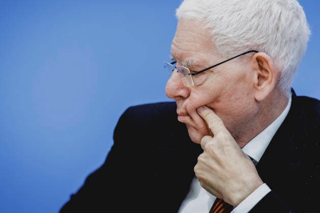 Josef Schuster, President of the Central Council of Jews in Germany, photographed during a press conference on the topic Resolutely Against Antisemitism: Expert Opinion on the Draft Law Criminalizing the Denial of Israel’s Right to Exist in Berlin, October 5, 2026, Berlin, Germany Copyright: xFlorianxGaertnerx