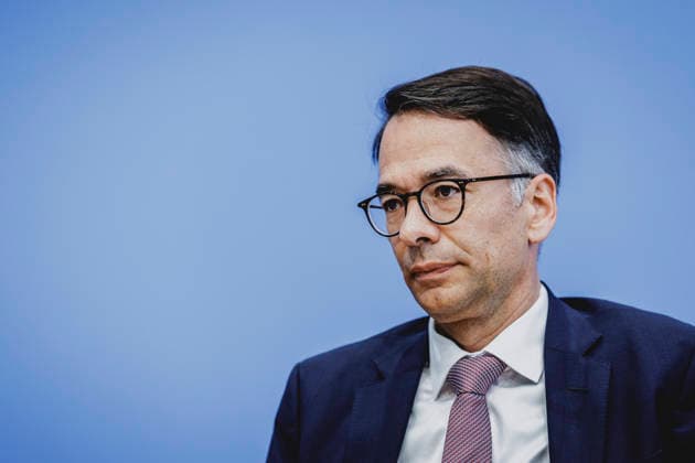 Christian Heinz, Minister of Justice and for the Rule of Law in Hesse, photographed during a press conference on the topic Taking a Firm Stand Against Anti-Semitism: Expert Opinion on the Draft Law Criminalizing the Denial of Israel’s Right to Exist in Berlin, October 5, 2026, Berlin, Germany Copyright: xFlorianxGaertnerx