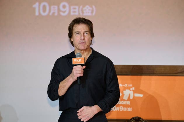 Tom Cruise attends the press conference for his movie Digger at Roppongi Hills, Tokyo, Japan on October 5, 2026. The movie opens in Japan on October 9. aflo_353483245