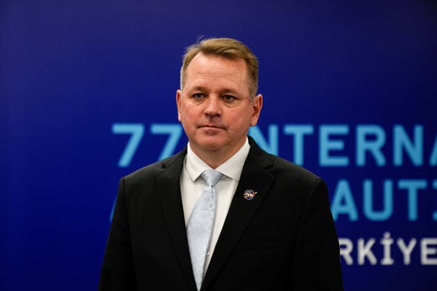 Civilian space race 2.0 with China closer than US would like right now: NASA deputy chief ANTALYA, TURKIYE - OCTOBER 05: NASA Associate Administrator Matt Anderson during an exclusive interview at the International Astronautical Congress (IAC) held at the NEST Convention Center in Antalya, Turkiye on October 05, 2026. The congress is organized by the International Astronautical Federation (IAF), coordinated by the Turkish Ministry of Industry and Technology, and co-hosted by the Turkish Space Agency (TUA) and SAHA Istanbul. Muhammed Ali Yigit Anadolu Antalya Turkey. Editorial use only. Please get in touch for any other usage. Copyright: x2026xAnadoluxMuhammedxAlixYigitx