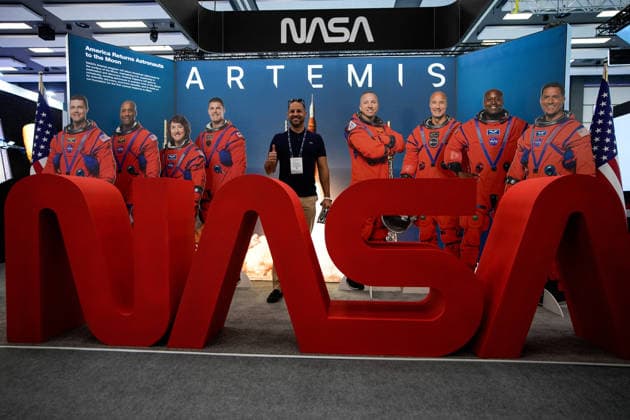 Civilian space race 2.0 with China closer than US would like right now: NASA deputy chief ANTALYA, TURKIYE - OCTOBER 05: NASA stand is seen during the International Astronautical Congress (IAC) held at the NEST Convention Center in Antalya, Turkiye on October 05, 2026. The congress is organized by the International Astronautical Federation (IAF), coordinated by the Turkish Ministry of Industry and Technology, and co-hosted by the Turkish Space Agency (TUA) and SAHA Istanbul. Muhammed Ali Yigit Anadolu Antalya Turkey. Editorial use only. Please get in touch for any other usage. Copyright: x2026xAnadoluxMuhammedxAlixYigitx