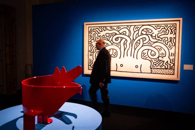 October 5, 2026, Rome, Rm, Italy: The exhibition dedicated to Keith Haring opens in Rome, at Palazzo Braschi museum. The exhibition brings together over 140 works. It traces HaringÃ¢â‚¬â ¢s artistic journey, from his early works in New York to his political posters, sculptures, paintings and final pieces. Rome Italy - ZUMAg256 20261005_znp_g256_003 Copyright: xMarcoxDixGianvitox