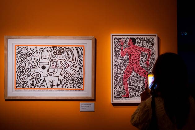 October 5, 2026, Rome, Rm, Italy: The exhibition dedicated to Keith Haring opens in Rome, at Palazzo Braschi museum. The exhibition brings together over 140 works. It traces HaringÃ¢â‚¬â ¢s artistic journey, from his early works in New York to his political posters, sculptures, paintings and final pieces. Rome Italy - ZUMAg256 20261005_znp_g256_021 Copyright: xMarcoxDixGianvitox