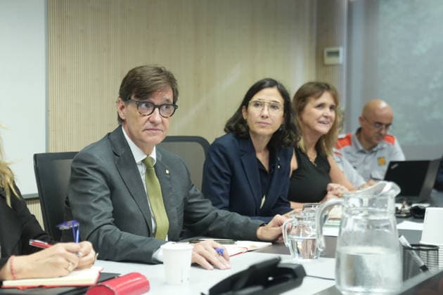 Illa and the Regional Minister of the Interior Chair the Follow-up Meeting on the Inuncat Plan in Response to the Rainfall in Catalonia The President of the Generalitat, Salvador Illa, and the Minister of the Interior of the Generalitat, Núria Parlon, are chairing the follow-up meeting on the Inuncat plan on October 5, 2026, in Barcelona, Catalonia, Spain. This is a follow-up meeting on the Inuncat plan regarding the episode of heavy rains in Catalonia. The plan remains active in the emergency phase. OCTOBER 5, 2026 Barcelona Catalonia Barcelona Catalonia Spain  Copyright: xDavidxZorrakinox 7822869