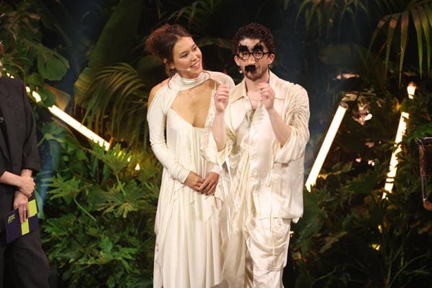 FIRST STEPS 2026 Hosts Malaya and Maximilian; Evening Feature Film; Acceptance Speech by Eva Trobisch; Award Ceremony on Stage at the FIRST STEPS 2026 Awards at the Theater des Westens in Berlin Copyright: xEventpressxFuhrx