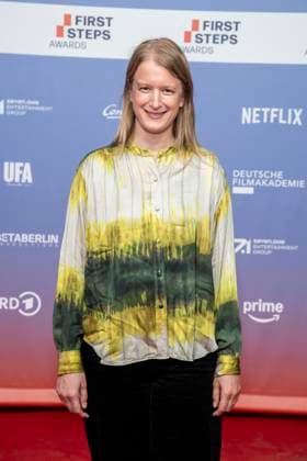 ABB FIRSTSTEPS: Stephanie Stremler walks the red carpet at the 2026 FIRST STEPS Awards ceremony at the Theater des Westens on October 5, 2026, in Berlin, Germany