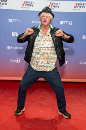 ABB FIRSTSTEPS: Detlev Buck appears on the red carpet at the 2026 FIRST STEPS Awards ceremony at the Theater des Westens on October 5, 2026, in Berlin, Germany