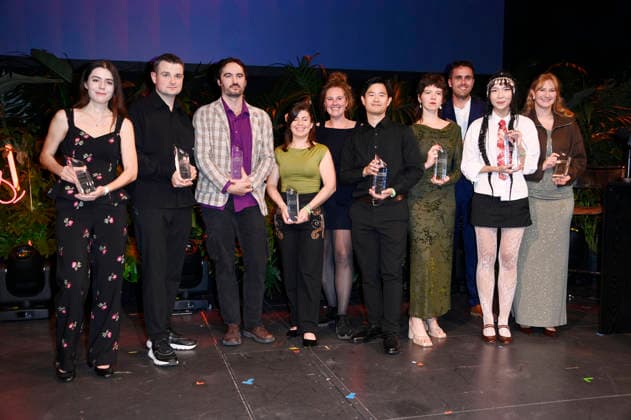 The winners at the 27th First Steps Awards ceremony in 2026 at the Theater des Westens in Berlin, October 5, 2026 Foto:xN.xKubelkax xFuturexImagex first_steps_6260