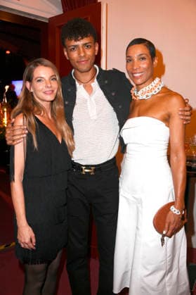 Yvonne Catterfeld, Louis Philippson, and Annabelle Mandeng at the 27th First Steps Awards ceremony in 2026 at the Theater des Westens in Berlin, October 5, 2026 Foto:xN.xKubelkax xFuturexImagex first_steps_6263