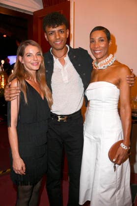 Yvonne Catterfeld, Louis Philippson, and Annabelle Mandeng at the 27th First Steps Awards ceremony in 2026 at the Theater des Westens in Berlin, October 5, 2026 Foto:xN.xKubelkax xFuturexImagex first_steps_6264