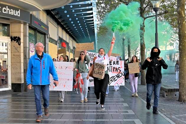 Student protest in Liege on 06 10 2026 LIEGE, BELGIUM - OCTOBER 06 : Students protest against the ministerial reform on September on October 6, 2026 in Liege, Belgium, 06 10 2026 ( Liege Belgium  Copyright: xSesx