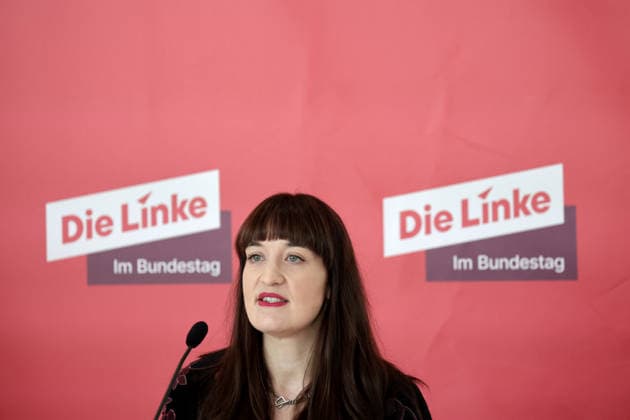Heidi Reichinnek, Chair of the Bundestag parliamentary group of Die Linke, remarks before the meeting of the Bundestag parliamentary group, Berlin, October 6, 2026