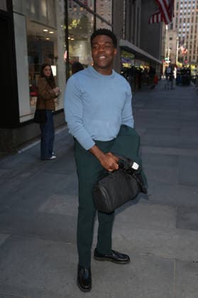 October 6, 2026, New York, New York, USA: SAM RICHARDSON arrives At NBC Studios For ËoeThe Today Show New York USA - ZUMAh16_ 20261006_zaf_h16_074 Copyright: xDanxHerrickx