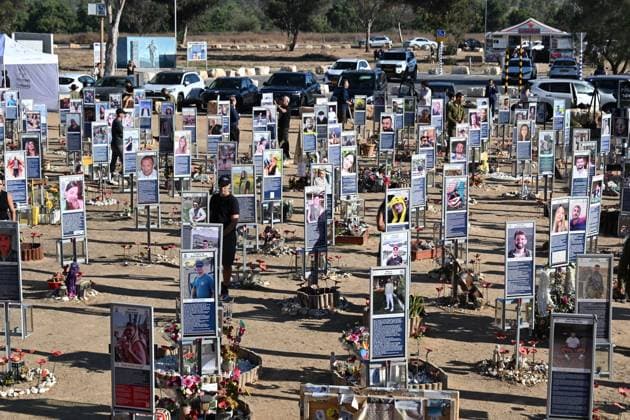 October 7, 2026, Kfar Aza, Israel: KFAR AZA, ISRAEL, OCTOBER 7, 2026: Residents and families gather for a memorial ceremony at Kibbutz Kfar Aza at 6:29 a.m., marking three years since the Hamas-led attack on southern Israel on October 7, 2023. Kfar Aza, a community near the Gaza border, was among the Israeli communities hardest hit during the assault. The ceremony began at the time the attack started three years earlier as communities across southern Israel held commemorations for the victims. Photo JNA Press. Kfar Aza Israel - ZUMAq101 20261007_zna_q101_033 Copyright: xPaulinaxPatimerx