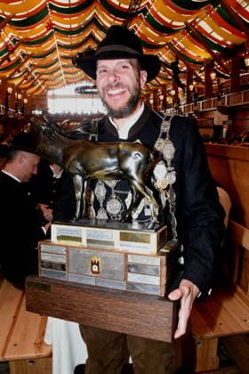 Andreas Dumberger, 2026 State Air Rifle Shooting Champion, Munich, October 4, 2026, Theresienwiesn, Oktoberfest, Schützen Festzelt, State Shooting Competition, Award Ceremony for This Year s Shooting Champions, Photo, Munich