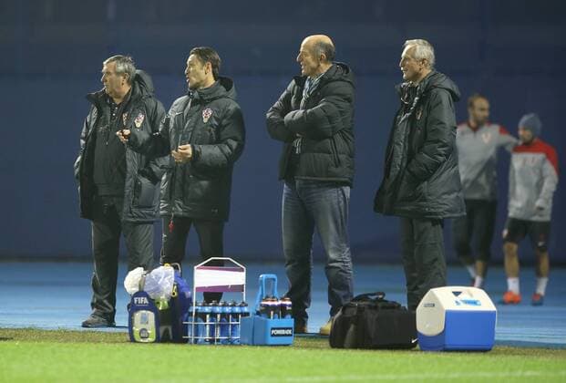 Croatian national football team training 14.11.2014., Zagreb, Croatia - Croatian national football team training at Maksimir stadium as part of the preparations for the qualifying match against Italy in Milan, for European Championship. Niko Kovac. IgorxKralj PIXSELL