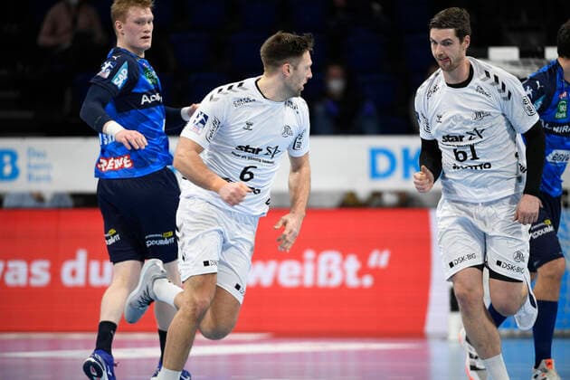 Harald Reinkind THW Kiel, 6 , Handball Bundesliga, Liqui Moly HBL, Men, Matchday 15, THW Kiel vs Rhein Neckar Löwen, Season 2020 2021 23 12 20 Kiel Wunderino Arena Schleswig Holstein Germany