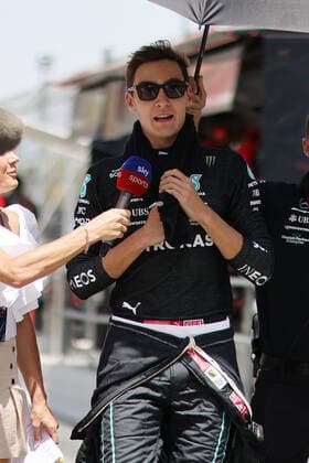 63 George Russell (GBR, Mercedes-AMG Petronas F1 Team), F1 Grand Prix of Spain at Circuit de Barcelona-Catalunya on May 22, 2022 in Barcelona, Spain. (Photo by HOCH ZWEI Italy Photo Press) (Verwendung nur in Deutschland - GERMANY ONLY) *** 63 George Russell GBR, Mercedes AMG Petronas F1 Team , F1 Grand Prix of Spain at Circuit de Barcelona Catalunya on May 22, 2022 in Barcelona, Spain Photo by HOCH ZWEI Italy Photo Press Use only in Germany GERMANY ONLY