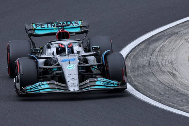 63 George Russell (GBR, Mercedes-AMG Petronas F1 Team), F1 Grand Prix of Hungary at Hungaroring on July 30, 2022 in Budapest, Hungary. (Photo by HOCH ZWEI Italy Photo Press) (Verwendung nur in Deutschland - GERMANY ONLY) *** 63 George Russell GBR, Mercedes AMG Petronas F1 Team , F1 Grand Prix of Hungary at Hungaroring on July 30, 2022 in Budapest, Hungary Photo by HOCH ZWEI Italy Photo Press Use only in Germany GERMANY ONLY