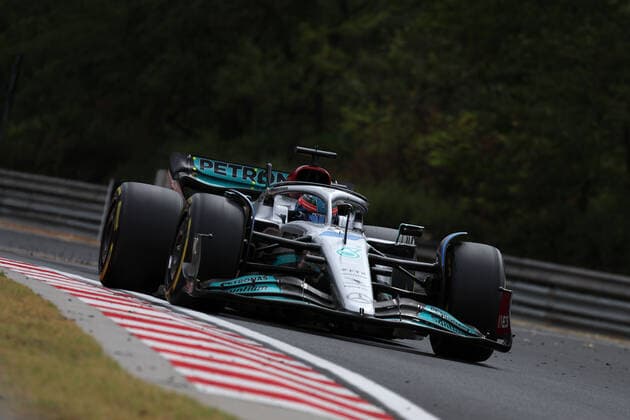 63 George Russell (GBR, Mercedes-AMG Petronas F1 Team), F1 Grand Prix of Hungary at Hungaroring on July 31, 2022 in Budapest, Hungary. (Photo by HOCH ZWEI Italy Photo Press) (Verwendung nur in Deutschland - GERMANY ONLY) *** 63 George Russell GBR, Mercedes AMG Petronas F1 Team , F1 Grand Prix of Hungary at Hungaroring on July 31, 2022 in Budapest, Hungary Photo by HOCH ZWEI Italy Photo Press Use only in Germany GERMANY ONLY