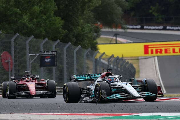63 George Russell (GBR, Mercedes-AMG Petronas F1 Team), F1 Grand Prix of Hungary at Hungaroring on July 31, 2022 in Budapest, Hungary. (Photo by HOCH ZWEI Italy Photo Press) (Verwendung nur in Deutschland - GERMANY ONLY) *** 63 George Russell GBR, Mercedes AMG Petronas F1 Team , F1 Grand Prix of Hungary at Hungaroring on July 31, 2022 in Budapest, Hungary Photo by HOCH ZWEI Italy Photo Press Use only in Germany GERMANY ONLY