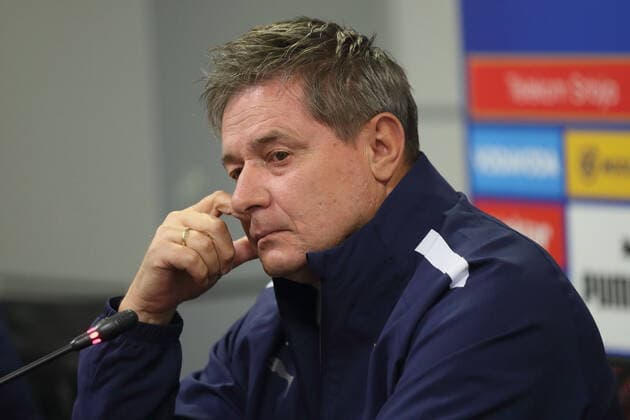 SERBIA press conference, PK, Pressekonferenz DRAGAN STOJKOVIC PIKSI selektor i trener fudbalera reprezentacije Srbije pres konferencija u sportskom centru FSS, Stara Pazova 23.09.2022. godine Foto: Fudbal, Srbija, Pres konferencijaSERBIA FOOTBALL Stara Pazova Sports center Stara Pazova Serbia Copyright: xMarkoxMetlas xMNxPressx