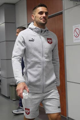 SERBIA press conference, PK, Pressekonferenz DUSAN TADIC fudbaler reprezentacije Srbije pres konferencija u sportskom centru FSS, Stara Pazova 23.09.2022. godine Foto: Fudbal, Srbija, Pres konferencijaSERBIA FOOTBALL Stara Pazova Sports center Stara Pazova Serbia Copyright: xMarkoxMetlas xMNxPressx
