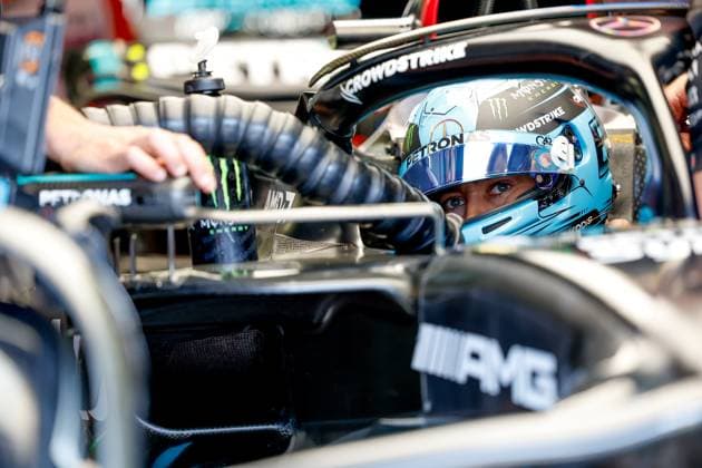 RUSSELL George (gbr), Mercedes AMG F1 Team W14, portrait during the 2023 Formula 1 Rolex Grosser Preis von Osterreich, 2023 Austrian Grand Prix, 9th round of the 2023 Formula One World Championship, WM, Weltmeisterschaft from June 30 to July 2, 2023 on the Red Bull Ring, in Spielberg, Austria Copyright: xDppi DPPI IPAxSportx xipa-agencyx xIPAxSportx 0 IPA_IPA38983863