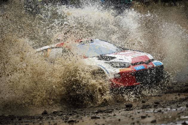 Bilder des Jahres 2023, Sport 09 September Sport Themen der Woche KW36 Sport Bilder des Tages 17 SÃ bastien OGIER (FRA), Vincent LANDAIS (FRA), TOYOTA GAZOO RACING WRT, TOYOTA GR Yaris Rally1 Hybrid, WRC, Motorsport Rallye, WM action during the Acropolis Rally Greece 2023, 10th round of the 2023 WRC World Rally Car Championship, from September 7 to 10, 2023 in Lamia, Greece - AUTO - WRC - ACROPOLIS RALLY GREECE 2023 DPPI Panoramic EKO_AcropolisRally2023_NK_826
