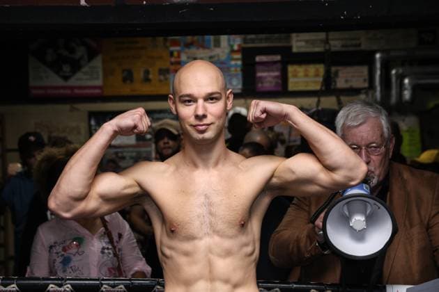 Boxing Boxing in the north, scales, Hamburg, 02 10 2023 Alexander Pavlov Chupil GER Hamburg Germany