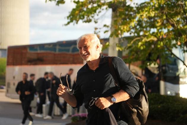 Sports Director Rudi Völler Germany Germany , Team Arrival German National Team at Renaissance Hotel Patriots Place in Foxboro Foxborough 09 10 2023 Team Arrival German National Team at their USA Tour