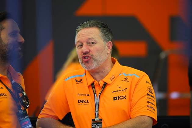 BROWN Zak usa , CEO of McLaren Racing, portrait, during the Formula 1 Aramco pre season testing 2024 of the 2024 FIA Formula One World Championship from February 21 to 23, 2024 on the Bahrain International Circuit, in Sakhir, Bahrain Photo DPPI