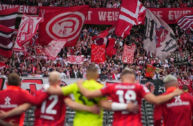 Fans from Fortuna Düsseldorf, 2 Bundesliga, Hertha BSC vs Fortuna Düsseldorf, Olympiastadion on September 15, 2024 in Berlin, Germany Photo by Ulrik Pedersen DeFodi Images Fortuna Düsseldorf fans, 2 Bundesliga, Hertha BSC vs Fortuna Düsseldorf, Olympiastadion on September 15, 2024 in Berlin, Germany Photo by Ulrik Pedersen DeFodi Images DFB DFL REGULATIONS PROHIBIT ANY USE OF PHOTOGRAPHS AS IMAGE SEQUENCES AND OR QUASI VIDEO Defodi 659 0149091421 Defodi-659 DFB DFL REGULATIONS PROHIBIT ANY USE OF PHOTOGRAPHS AS IMAGE SEQUENCES AND OR QUASI-VIDEO.