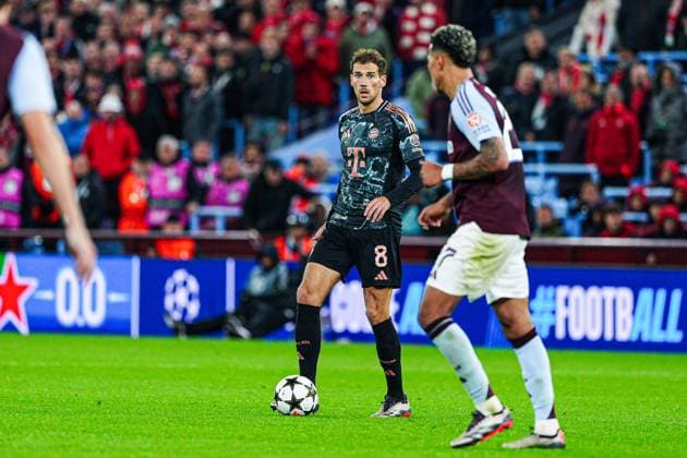 Leon Goretzka FC Bayern Muenchen, 08 ENG, Aston Villa vs FC Bayern Muenchen, Football, UEFA Champions League, Matchday 2, Season 2024 25, 02 10 2024 ENG, Aston Villa vs FC Bayern Muenchen, Football, UEFA Champions League, Matchday 2, Season 2024 25, 02 10 2024 Birmingham Copyright: xEibner-Pressefoto MarcelxvonxFehrnx EP_MFN