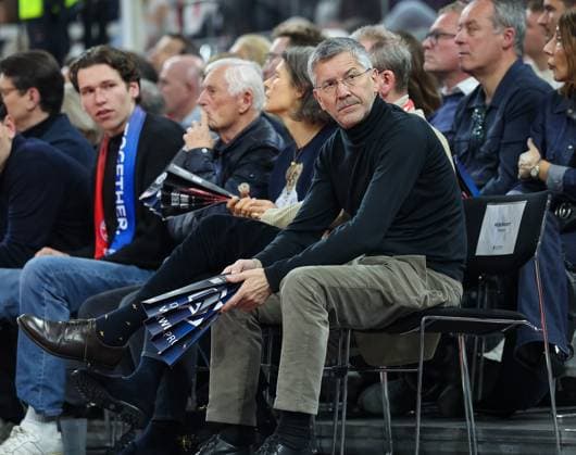 Herbert Hainer FC Bayern Muenchen, President , GER, FC Bayern Muenchen vs Partizan Belgrade, Basketball, Turkish Airlines Euroleague, Matchday 32, Season 2024 2025, 27 03 2025, GER, FC Bayern Muenchen vs Partizan Belgrade, Basketball, Turkish Airlines Euroleague, Matchday 32, Season 2024 2025, 27 03 2025 Muenchen Copyright: xEibner-Pressefoto JennixMaulx EP_JML