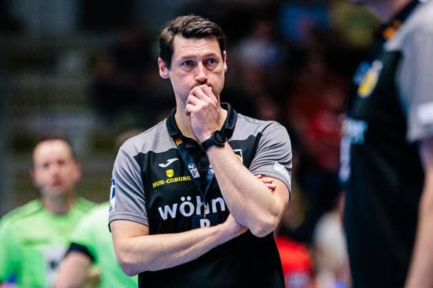 Anel Mahmutefendic (HSC 2000 Coburg, Trainer) GER, ASV Hamm-Westfalen vs. HSC 2000 Coburg, Handball, 2. Bundesliga, 26. Spieltag, Spielzeit 2024 2025, 04.04.2025 GER, ASV Hamm-Westfalen vs. HSC 2000 Coburg, Handball, 2. Bundesliga, 26. Spieltag, Spielzeit 2024 2025, 04.04.2025 Hamm Copyright: xEibner-Pressefoto JanxRollingerx EP_JSK