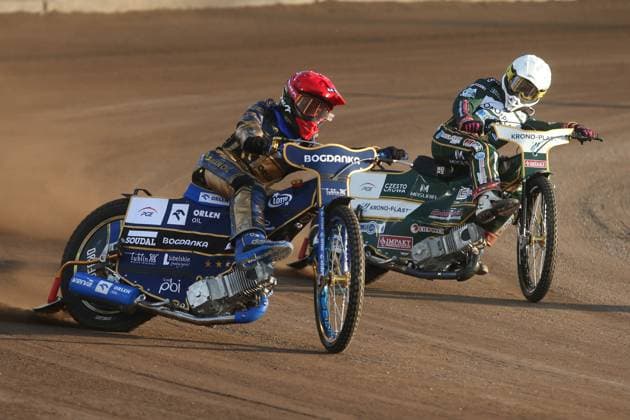 2025.04.19 Lublin Zuzel PGE Ekstraliga sezon 2025 Orlen Oil Motor Lublin - Krono-Plast Wlokniarz Czestochowa N z Bartosz Zmarzlik (C) Wiktor Lampart (B) Foto Wojciech Szubartowski PressFocus 2025.04.19 Lublin Speedway PGE Ekstraliga season 2025 Orlen Oil Motor Lublin - Krono-Plast Wlokniarz Czestochowa Bartosz Zmarzlik (C) Wiktor Lampart (B) Credit: Wojciech Szubartowski PressFocus NEWSPIX.PL --- newspix.pl