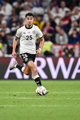 Aleksandar Pavlovic Germany controls the Ball during the UEFA Nations League 2025 semifinal match between Germany and Portugal at Munich Football Arena on June 4, 2025 in Munich, Germany Photo by Harry Langer DeFodi Images
