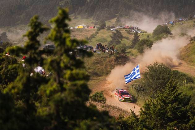 Bilder des Jahres 2025, Sport 06 Juni Sport Bilder des Tages AUTO - WRC, Motorsport Rallye, WM - ACROPOLIS RALLY GREECE 2025 43 Martin PROKOP, Michal ERNST, Skoda Fabia RS Rally2, action during the 2025 Acropolis Rally Greece, 7th round of the 2025 WRC World Rally Car Championship, from June 26 to 29, 2025 at Lamia, Greece - LamiaGreece Copyright: xNikosxKatikisx
