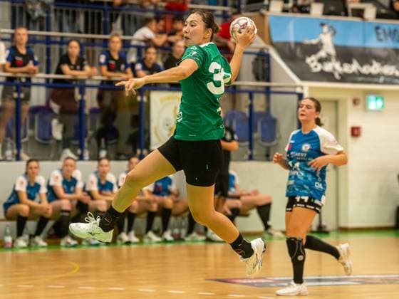 Haruno Sasaki Frisch Auf women, 32 on pace counterattack, ESV 1927 Regensburg vs Frisch Auf Goeppingen, handball, test match, season 2025 2026, 25 07 2025 ESV 1927 Regensburg vs Frisch Auf Goeppingen, handball, test match, season 2025 2026, 25 07 2025 Regensburg Copyright: xMichaelxSchmidt Eibner-Pressefotx EP_MST