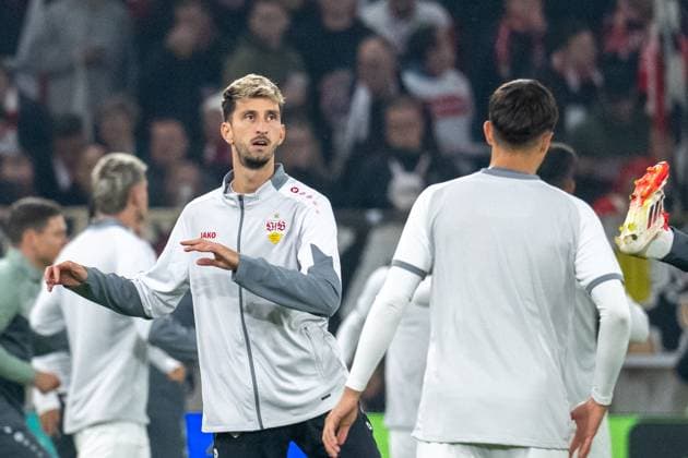 Atakan Karazor VfB Stuttgart, 16 GER, VfB Stuttgart vs Celta Vigo, Football, UEFA Europa League, Men, 1 Matchday, Season 2025 2026, 25 09 2025, GER, VfB Stuttgart vs Celta Vigo, Football, UEFA Europa League, Men, 1 Matchday, Season 2025 2026, 25 09 2025 Stuttgart Copyright: xEibner-Pressefoto WolfgangxFrankx EP_WFK